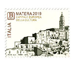 Francobollo per Matera Capitale Europea della Cultura 2019